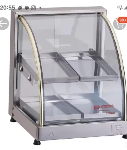 Estufa de salgados 4 bandeijas 127v +transformador