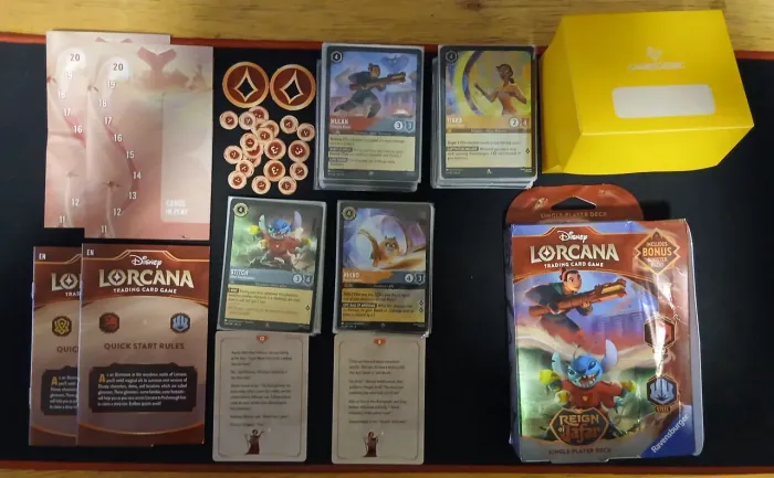 LORCANA - 2 STARTER DECK + DECK BOX GAMEGENIC