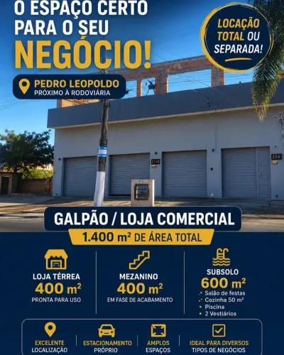 Aluga-se Super Loja Comercial