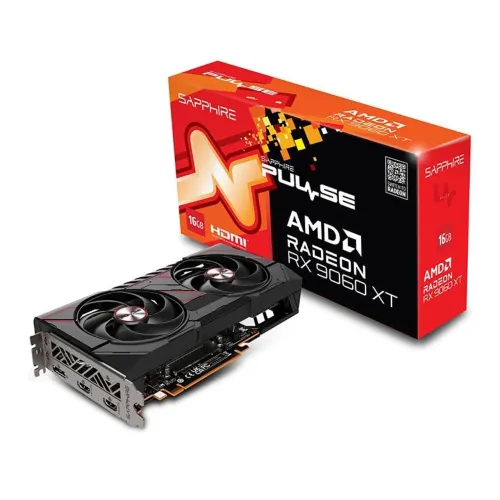 Placa de Vídeo SAPPHIRE RX 9060 XT PULSE AMD Radeon, 16GB