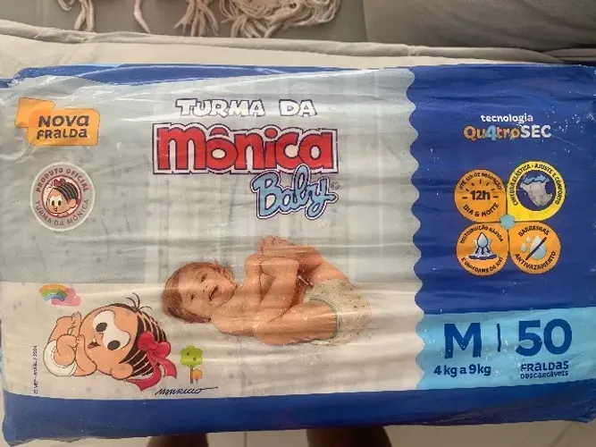 Fralda - turma da Mônica 