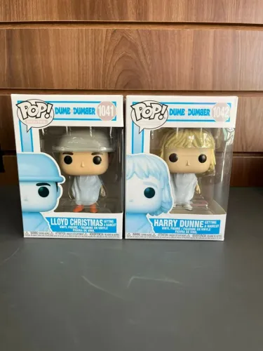 Funko Pop's! Dumb and Dumber | Lloyd Christmas #1041 e Harry Dunne #1042 getting a haircut