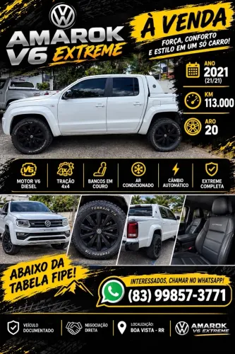 Volkswagen Amarok Extreme CD 3.0 4X4 TB Dies. Aut. 2021