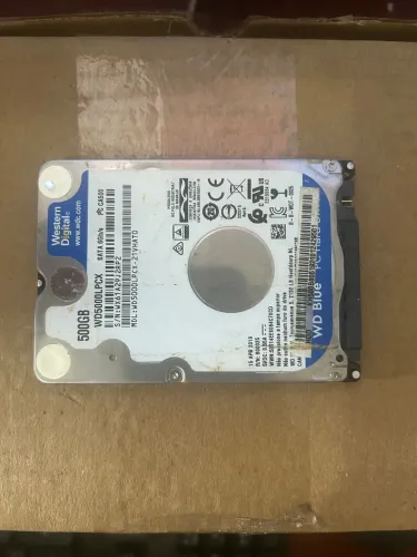Hd 500g para notebook Western Digital