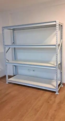 Mini porta palets branco