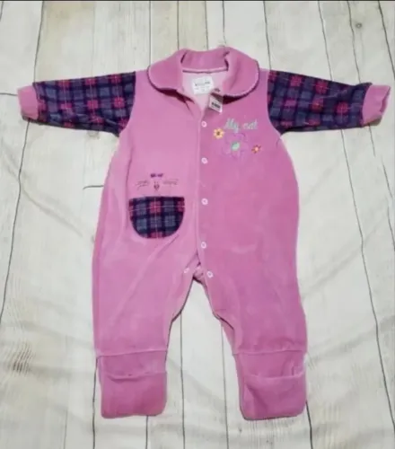 Macacão bebê menina 9 a 12