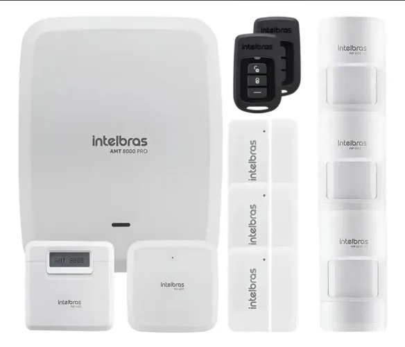 Sistema de Alarme Intelbras 8000 - Sem Fio Completo