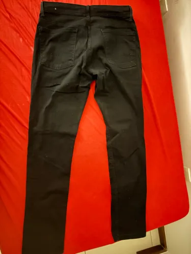 Calça Jeans Slim Preta 