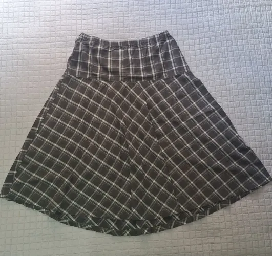 Saia marca Schooner - Midi Xadrez em flanela feminino tamanho GG
