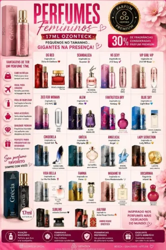 REVENDA @PARTIR R$ 15,00 PERFUMES 17 ML