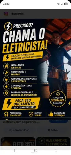 Eletricista residencial
