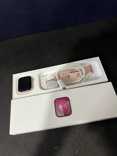 Apple Watch Series 9 45mm Rosa - OLX Pay - Seminovo - Faço Troca e Parcelo 18x
