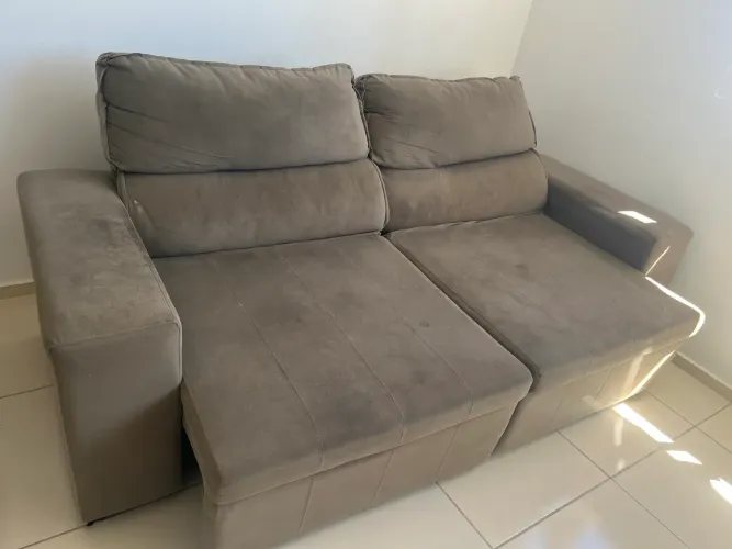 Sofá Retrátil e Reclinável 2,20m - 3 Lugares