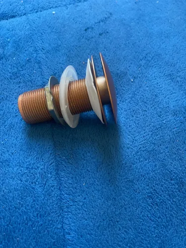 Válvula click Cuba banheiro Rose gold 7/8?