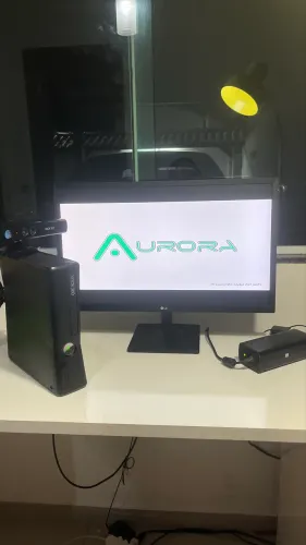 ? Xbox 360 Slim RGH Desbloqueado + Kinect + Aurora + 3000+ Jogos
