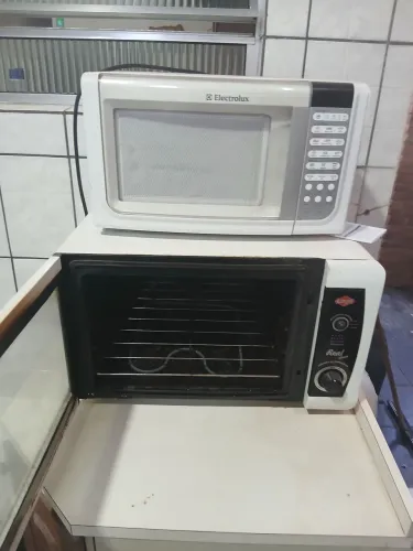 Forno elétrico  + micro-ondas 