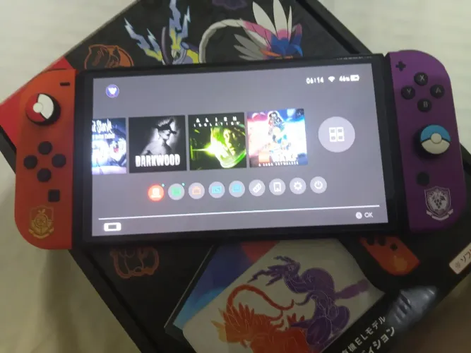 Nintendo Switch Oled Pokemon Scarlet Violet Usado 128gb