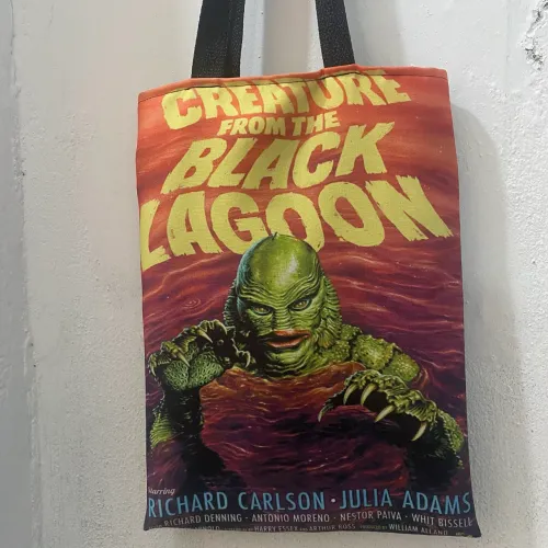 Sacola Bolsa Ecobag O Monstro da Lagoa Negra Terror Creature from the Black Lagoon
