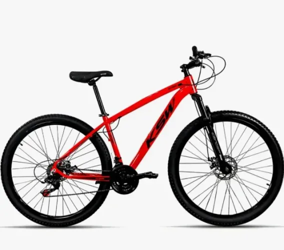 Bicicleta KSW XLT Aro 29, 24v, freio a disco Shimano