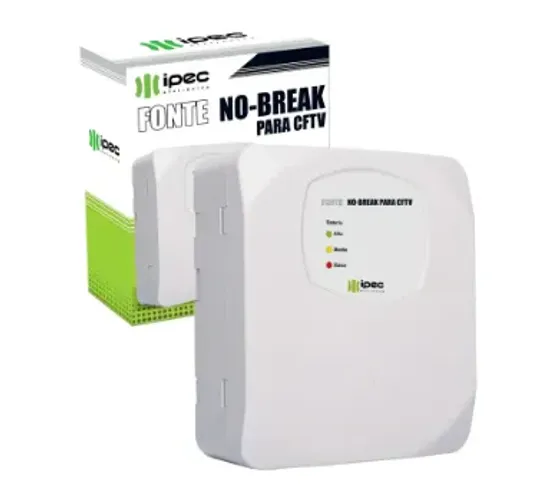 Nobreak 12v Ipec Câmeras E Alarmes Energia Contínua Segura