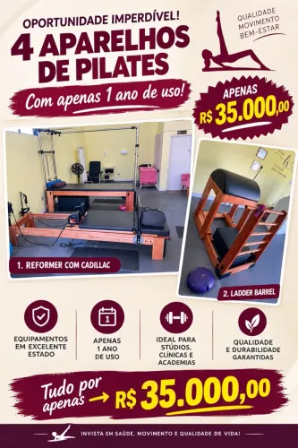 Studio de pilates completo
