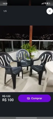 Cadeiras com mesa