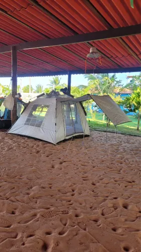 Barraca de camping automática 