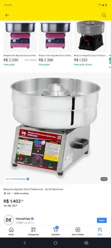 Vende-se Máquina de algodão doce 