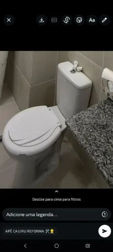 Vaso Sanitário com Caixa acoplada completo banheiro