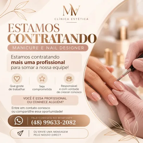Vaga para manicure