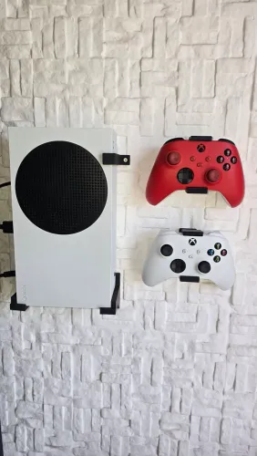XBOX Series S + Controles + Suporte de Parede