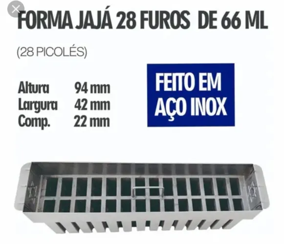 Forma de Picolé Profissional 