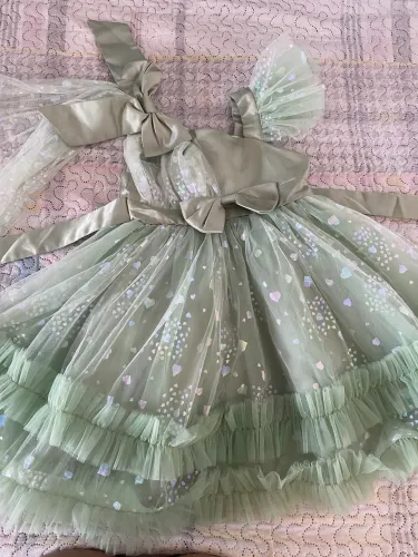 Vestido de luxo infantil