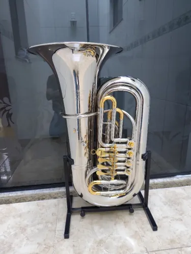 Tuba 5/4 Tokai TB-400NL Sib - Niquelada c/ Laqueado - Seminova ( 15 dias de uso ) R$19.500