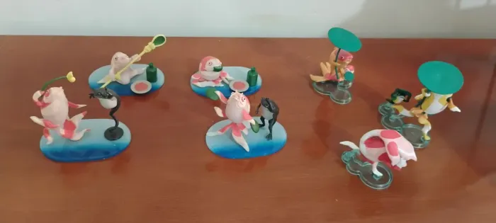 Figura peixe lote Kuniyoshi gachapon Japão 