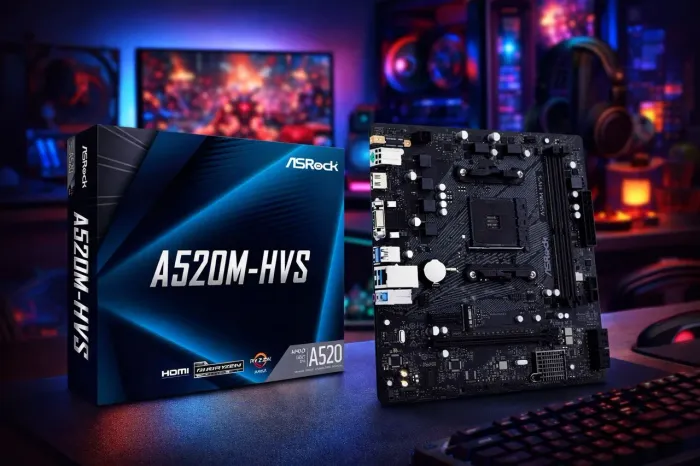 Placa mãe A520M-HVS ASROCK