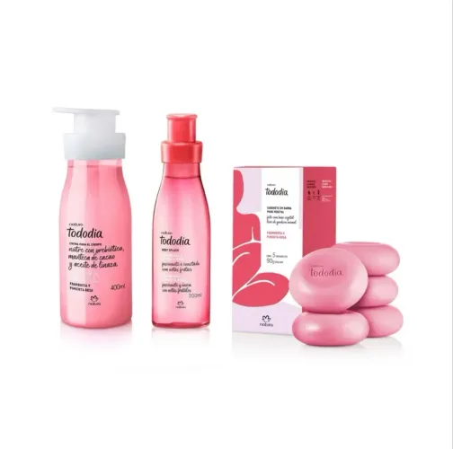 Kit Presente Tododia Natura Colônia + Hidratante + Sabonetes