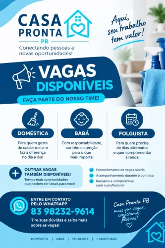 Vagas de emprego disponível