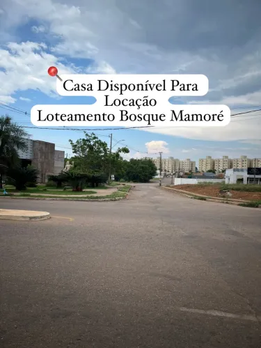 Casa Disponível Locacão Loteamento Bosque Mamoré