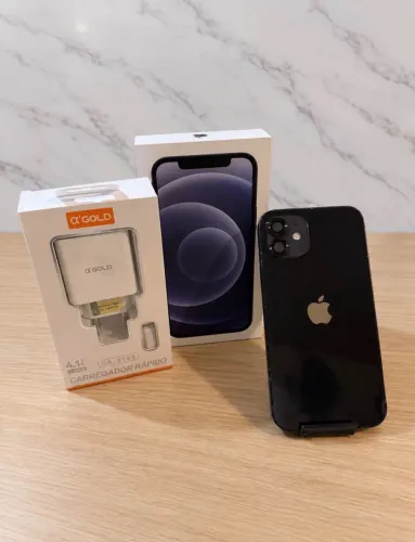 iPhone 12 preto 128gb