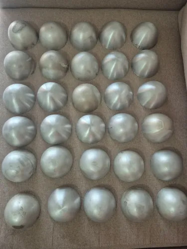 Forminhas caparroz confeitaria meia esfera 8x5 cm