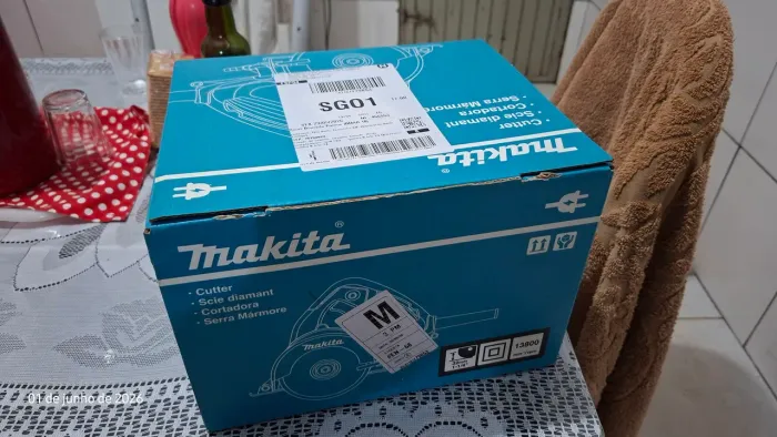 Serra marmore makita nota fiscal sem uso