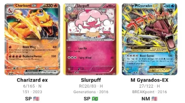 Cartas Pokémon TCG Originais - Venda Individual ou Lote Completo