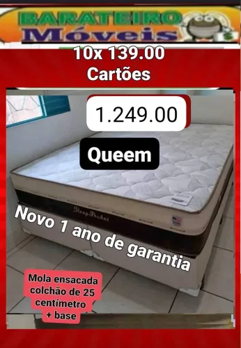 Cama queem sleep pocket ortobom