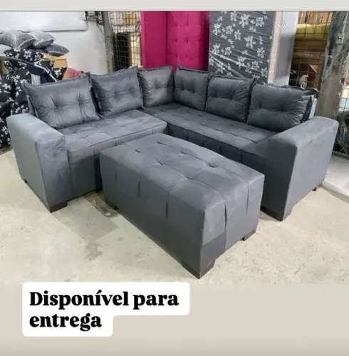 Sofá 6 almofadas sofá