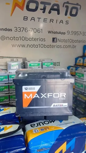 Bateria MAXFOR 60 ah - nova 