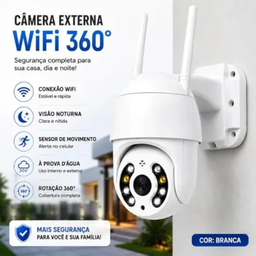 Câmera de segurança wife aprova de água 