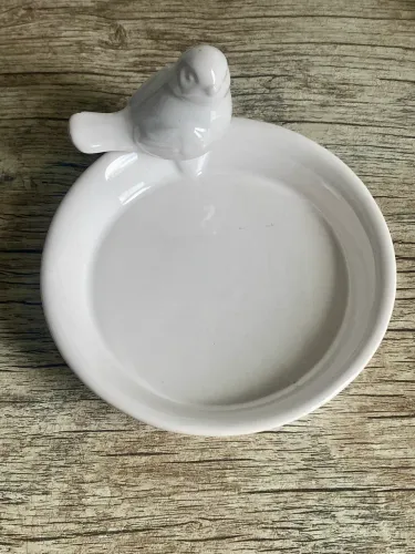 PRATO PEQUENO DE PORCELANA DECORATIVO NOVO