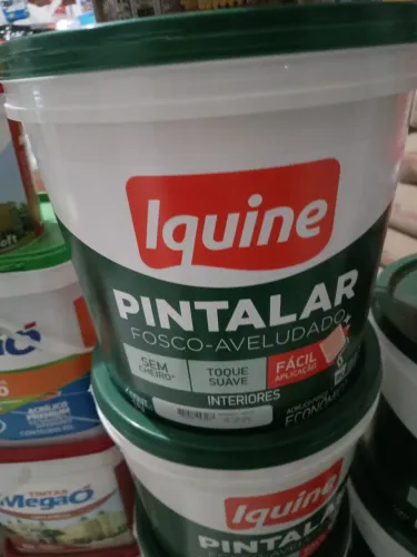 Tinta iquine pintalar branco neve 15 litros 