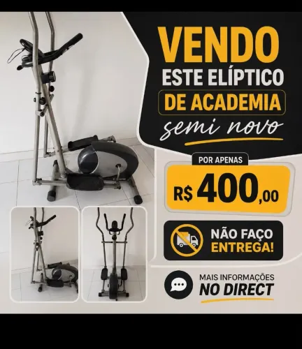 Elíptico semi novo